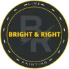 Bright & Right Line Painting